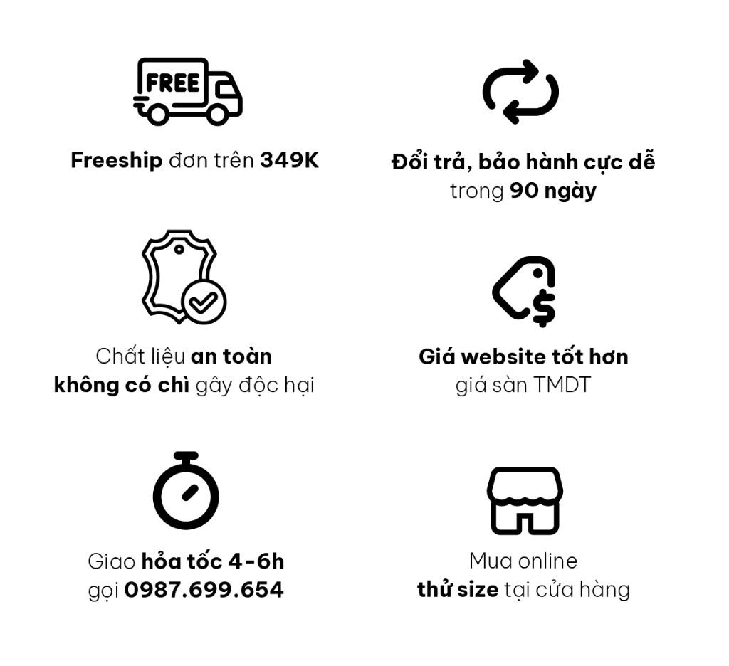 Cam kết Shondo: freeship, đổi trả, chất liệu an toàn, giá web, hỏa tốc, thử size tại cửa hàng